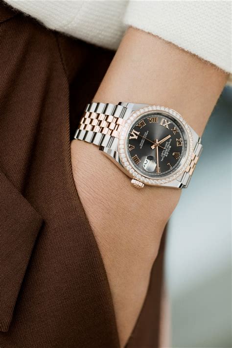 36mm rolex watch on wrist|Rolex datejust 36 with diamonds.